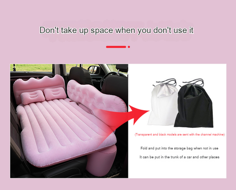 Inflatable Bed Split Car Inflatable Bed Travel Bed In The Car Mattress In The Car Trunk Mattress Folding Bed Thickened High-density Flocking Fabric