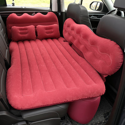 Inflatable Bed Split Car Inflatable Bed Travel Bed In The Car Mattress In The Car Trunk Mattress Folding Bed Thickened High-density Flocking Fabric