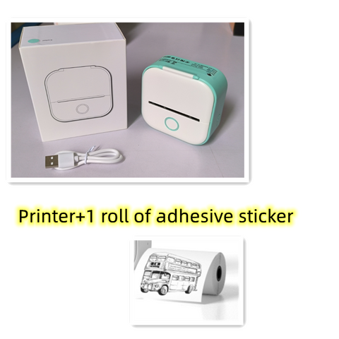 Portable Mini Thermal Label Printer Home Photo Printer Student Wrong Question Printer Bluetooth Mini Label Printer Price Tag