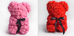 Valentine's Day Gift Rose Bear Eternal Flower Rose Teddy Bear PE Foam Bear 25cm Valentines Day